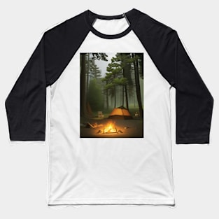 camping in a forest Baseball T-Shirt